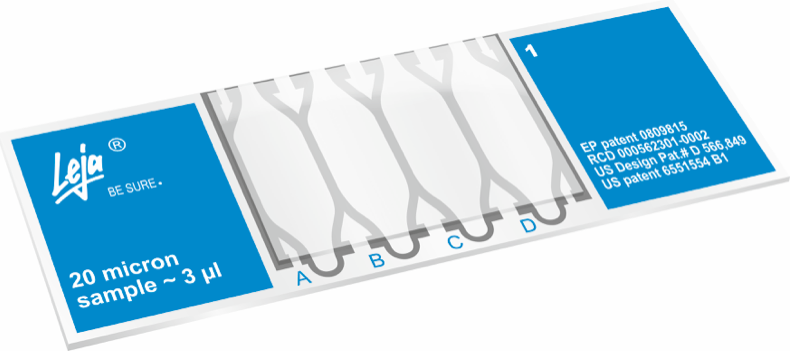 Leja Slide : chamber Counting Cell